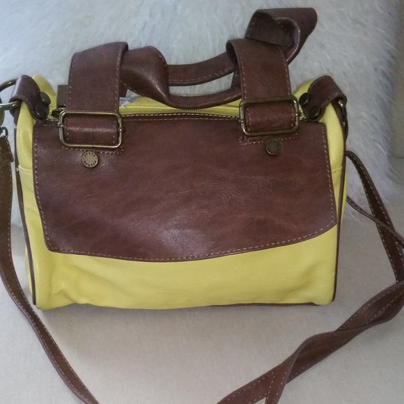 Steve Madden 2 tone satchel crossbody bag NWOT - Picture 4 of 6